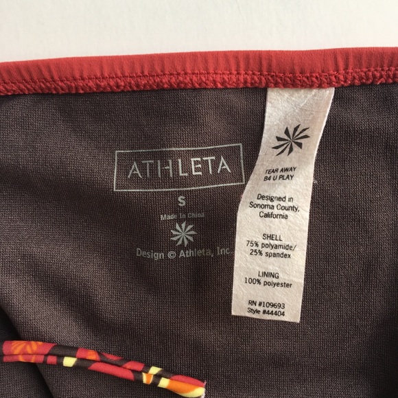 Athleta String Bikini Rust Color Size Small - Picture 2 of 3